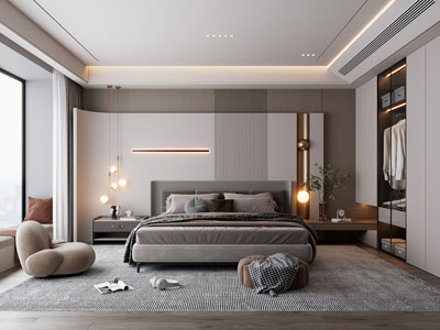 现代卧室