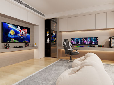 现代电竞房 游戏房