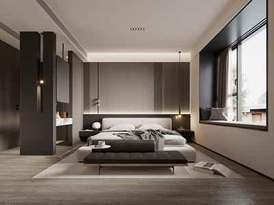 现代卧室