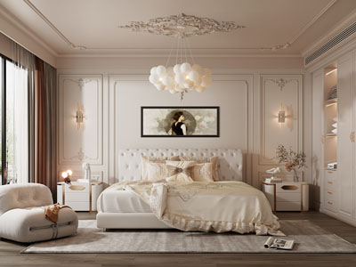 法式奶油风卧室