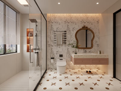 现代轻奢卫浴间 洗手间