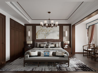新中式卧室