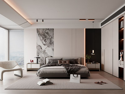 现代卧室