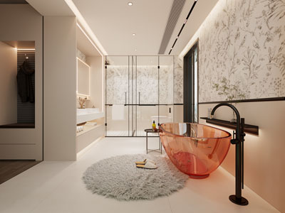 法式轻奢卫浴间 洗手间