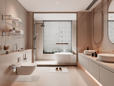 现代轻奢卫浴间 洗手间