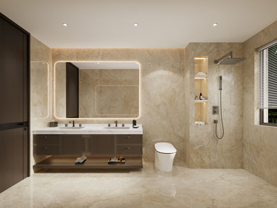 新中式卫浴间 洗手间