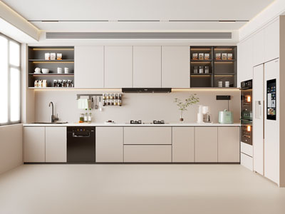 现代奶油风厨房