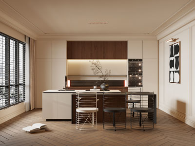 现代中古风餐厅