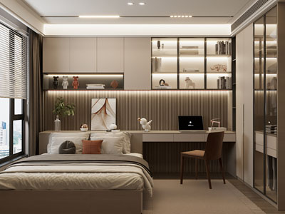 现代榻榻米卧室
