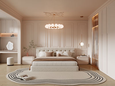 现代轻奢卧室