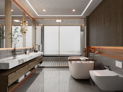 现代轻奢卫浴间 洗手间