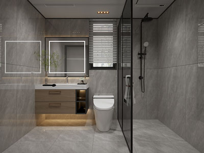 现代卫浴间 洗手间