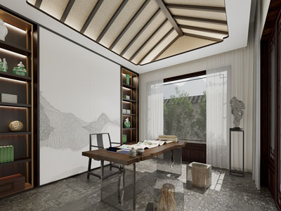 新中式书房