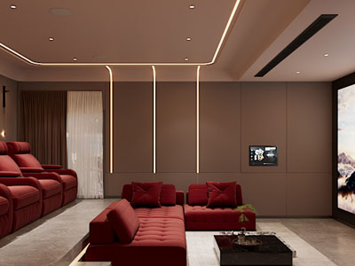 现代视听室 影音室