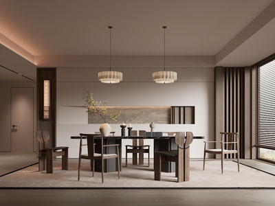 现代中古风餐厅