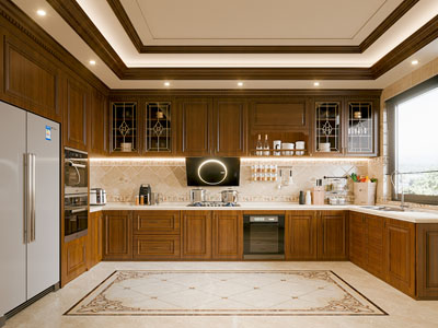 美式中古风厨房