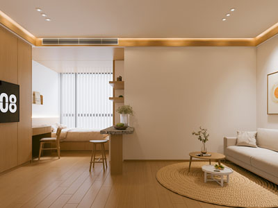 日式客厅 榻榻米卧室