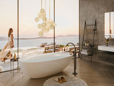 现代卫浴间 洗手间