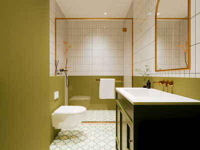 法式轻奢卫浴间 洗手间