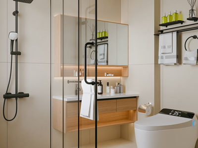 现代卫浴间 洗手间