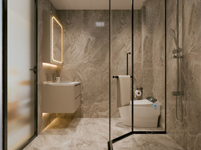 现代卫浴间 洗手间