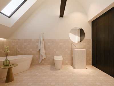 现代阁楼卫浴间 洗手间