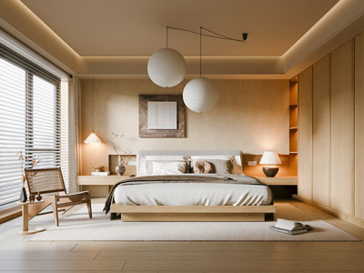 侘寂风卧室