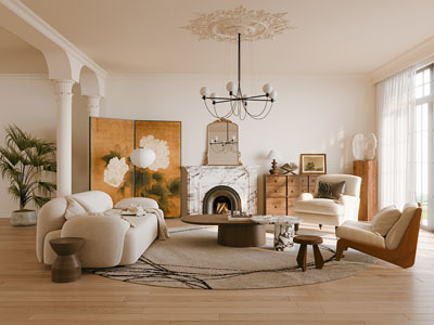 法式中古风客厅