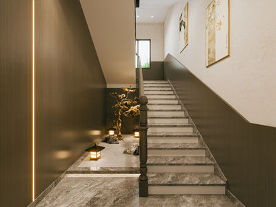 新中式楼梯间