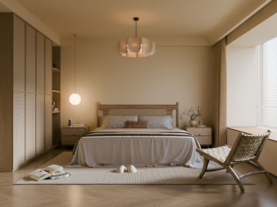 侘寂风卧室