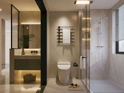 现代卫浴间 洗手间