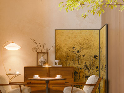 现代中古风休闲椅子 边几