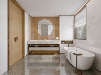 新中式卫浴间 洗手间