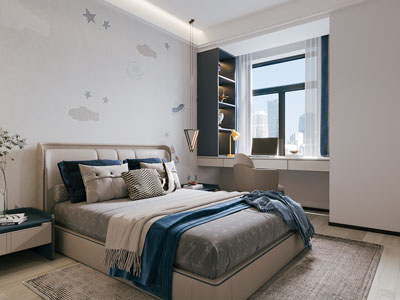 现代卧室 儿童房