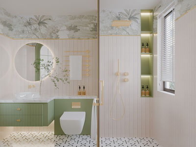 现代轻奢卫浴间 洗手间