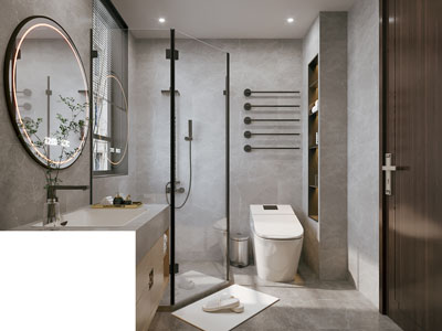 现代卫浴间 洗手间