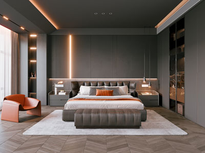 现代卧室