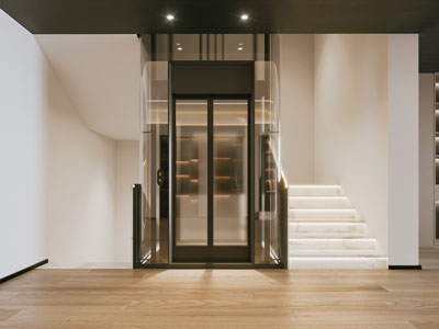 现代电梯间 楼梯间