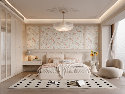 法式奶油风卧室