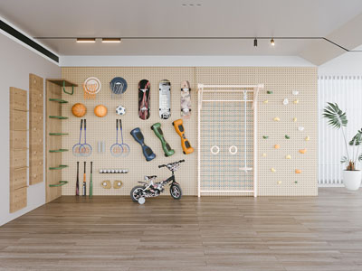 现代儿童游戏室 娱乐空间