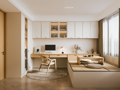 新中式榻榻米卧室