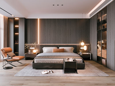 现代卧室