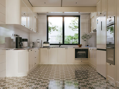 现代奶油风厨房