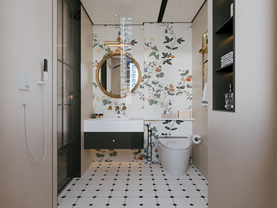 法式轻奢卫浴间 洗手间