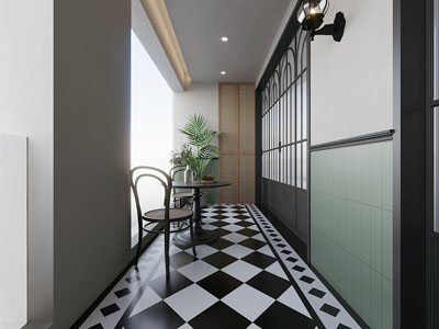 法式中古风阳台