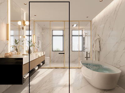 现代轻奢卫浴间 洗手间