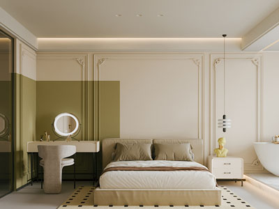 现代轻奢卧室