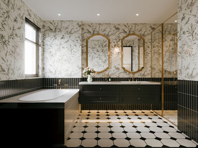 法式卫浴间 洗手间