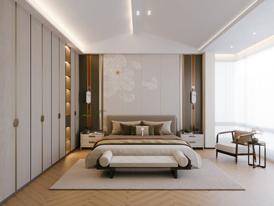 新中式卧室