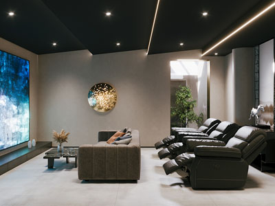 现代视听室 影音室